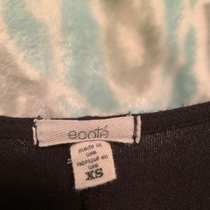 Black Blouse with Cross Front